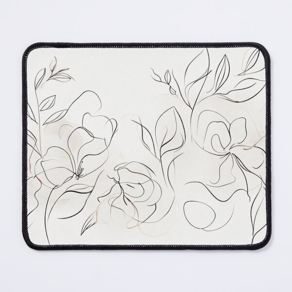 Item preview, Minimalist Line Art Floral Design designed and sold by bjrcy.