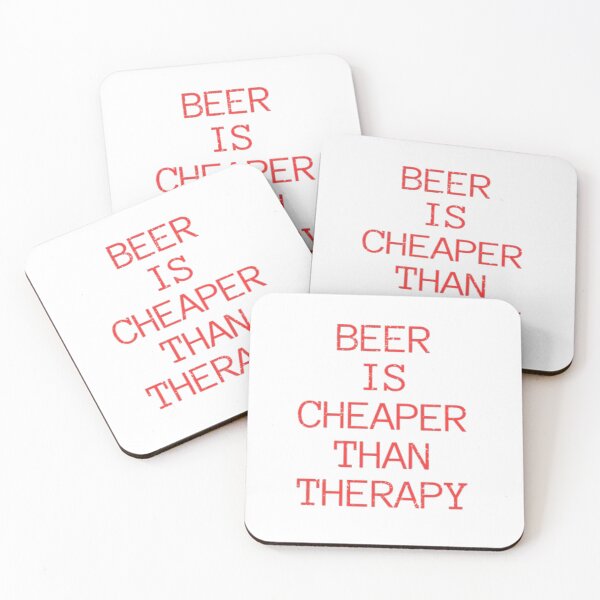 Item preview, Beer is cheaper than therapy designed and sold by Digital Art and Funny Pets.