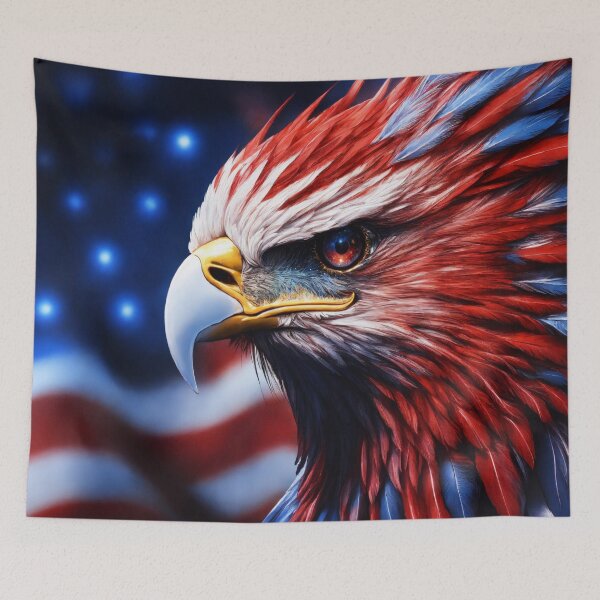 Item preview, Eagle with patriotism in the USA designed and sold by PNG PAPER STUDIO.
