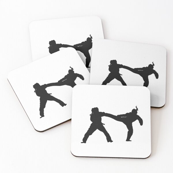 Item preview, Two Karate Girls Sparring Silhouette designed and sold by Jay Cook.