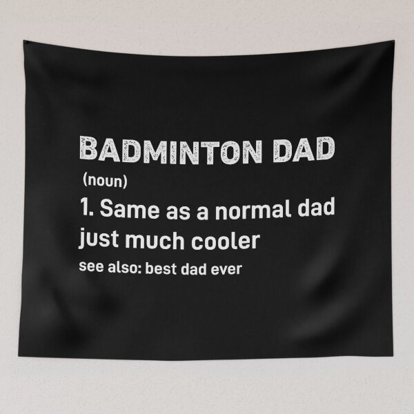 Item preview, Badminton Dad Funny Definition designed and sold by WhistleCloset.