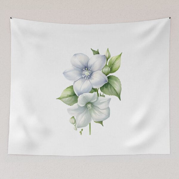 Item preview, White Balloon Flower (Platycodon grandiflorus) designed and sold by HOMETOWN86.