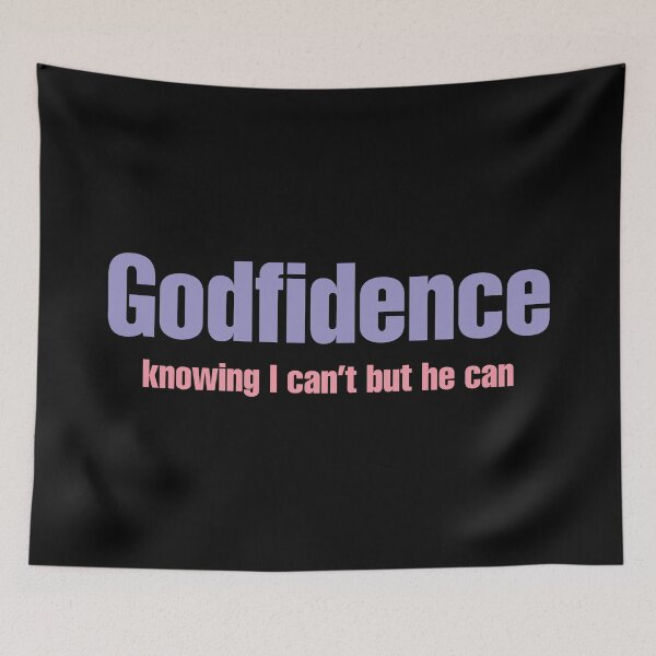 Item preview, Godfidence Knowing I Can't, But He Can Christian Trust designed and sold by Lillyamstronger.