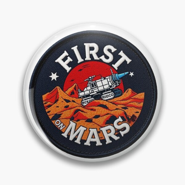 Artikelvorschau, Auf Entdeckungsreise auf dem Mars! (First Kid on Mars – Mission Patch Version 3) entworfen und verkauft von jnxyz.