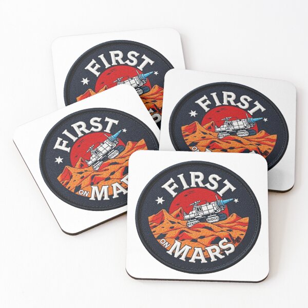 Item preview, Exploring on Mars! (First Kid on Mars - Mission Patch version 3) designed and sold by jnxyz.