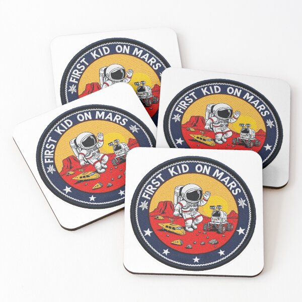 Item preview, Grooving on Mars! (First Kid on Mars - Mission Patch version 4) designed and sold by jnxyz.