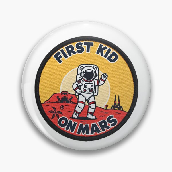 Artikelvorschau, Grüße vom Mars! (First Kid on Mars – Mission Patch Version 6) entworfen und verkauft von jnxyz.