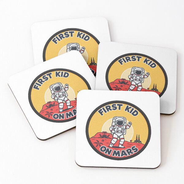 Item preview, Hi from Mars! (First Kid on Mars - Mission Patch version 6) designed and sold by jnxyz.