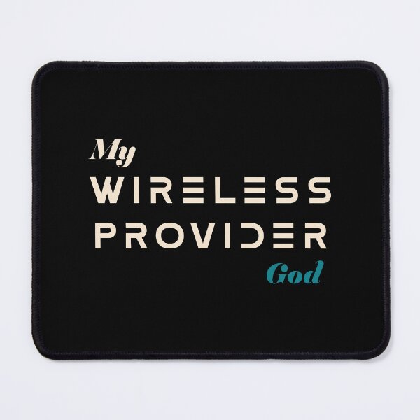 Item preview, My Wireless Provider - God Christian Humor designed and sold by Lillyamstronger.