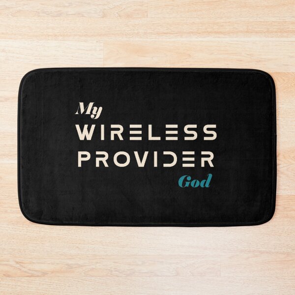Item preview, My Wireless Provider - God Christian Humor designed and sold by Lillyamstronger.