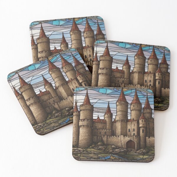 Item preview, Camelot Castle in Stained Glass designed and sold by ModernTreasure.