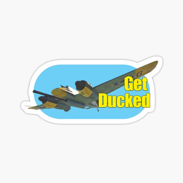 Get Ducked HS 129 B-3 Sticker