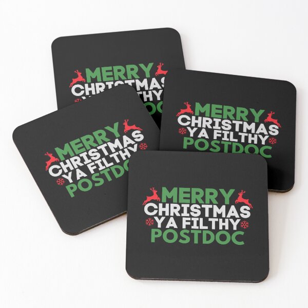Item preview, Merry Christmas Ya Filthy Postdoc | Postdoc Christmas | Christmas Postdoctoral Fellow | Funny Postdoctoral Associate Holiday designed and sold by jadedscientist.