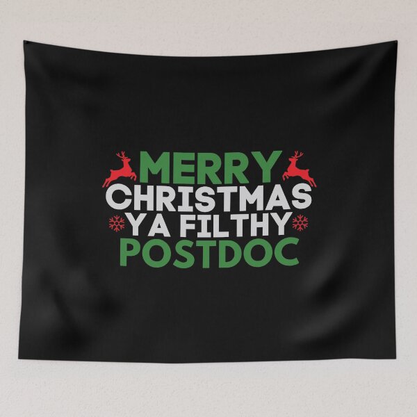 Item preview, Merry Christmas Ya Filthy Postdoc | Postdoc Christmas | Christmas Postdoctoral Fellow | Funny Postdoctoral Associate Holiday designed and sold by jadedscientist.