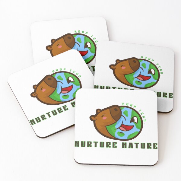 Item preview, Nurture Nature Earth Capybara  - Koop Tech designed and sold by StickyMcSticker.