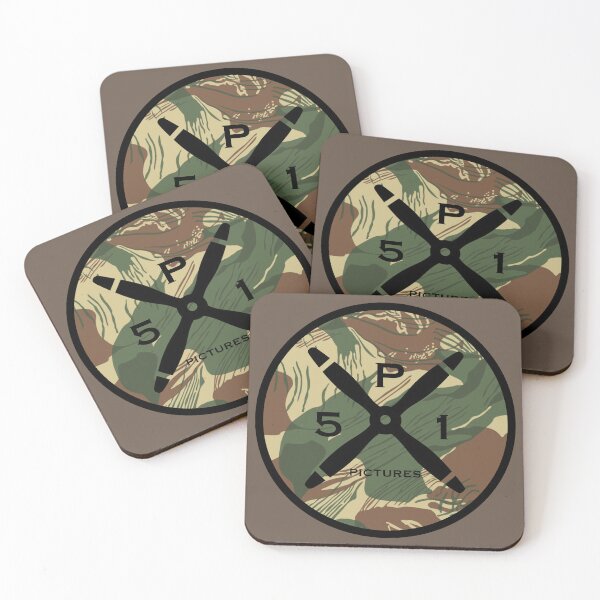 Item preview, P51 Pictures Logo Round Rhodie Brushstroke designed and sold by P51-Pictures.
