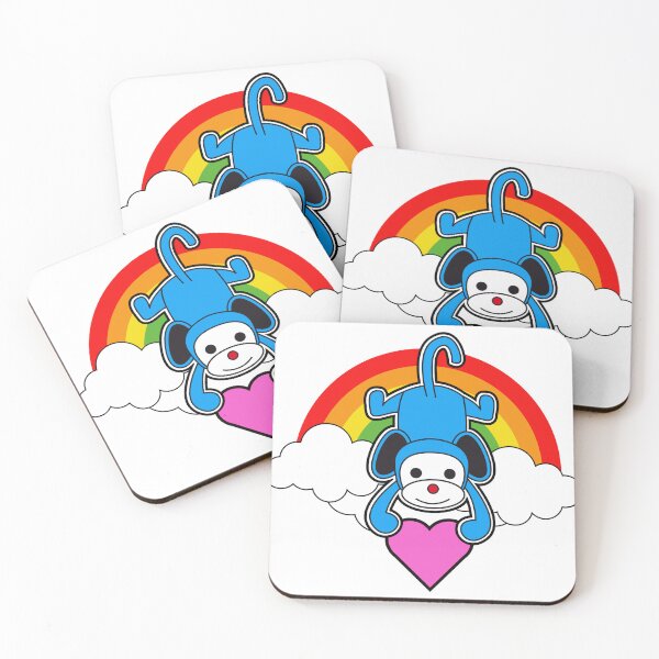 Item preview, monkey on rainbow designed and sold by brineB.