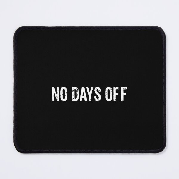 Item preview, No Days Off - Hustle Motivational Word designed and sold by ruinzahelva.