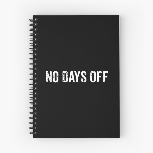 Item preview, No Days Off - Hustle Motivational Word designed and sold by ruinzahelva.