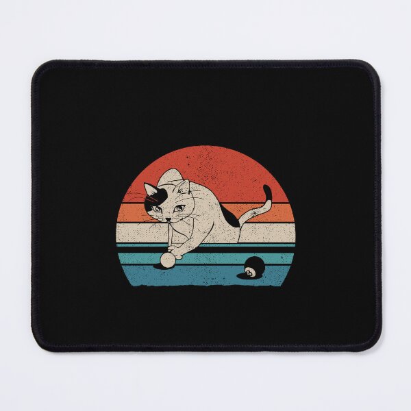 Item preview, Vintage Retro Billiards Cat Lovers designed and sold by ruinzahelva.