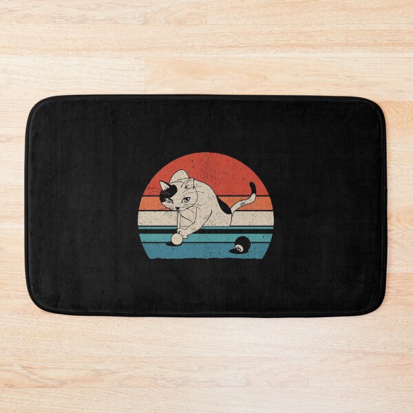 Item preview, Vintage Retro Billiards Cat Lovers designed and sold by ruinzahelva.