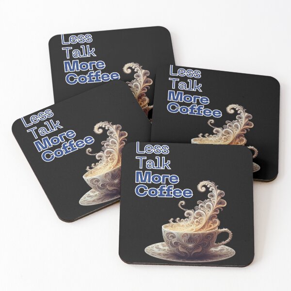 Item preview, Less Talk More Coffee designed and sold by Vast-Designs.