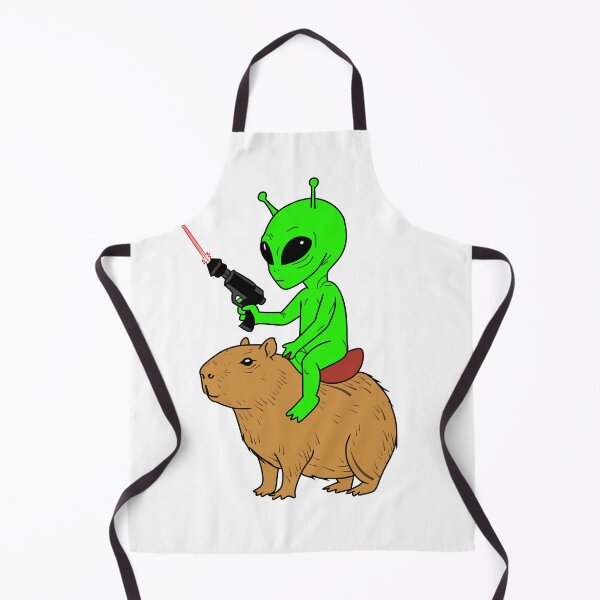 Item preview, Alien With Laser Riding a Capybara designed and sold by DetroitersFan.