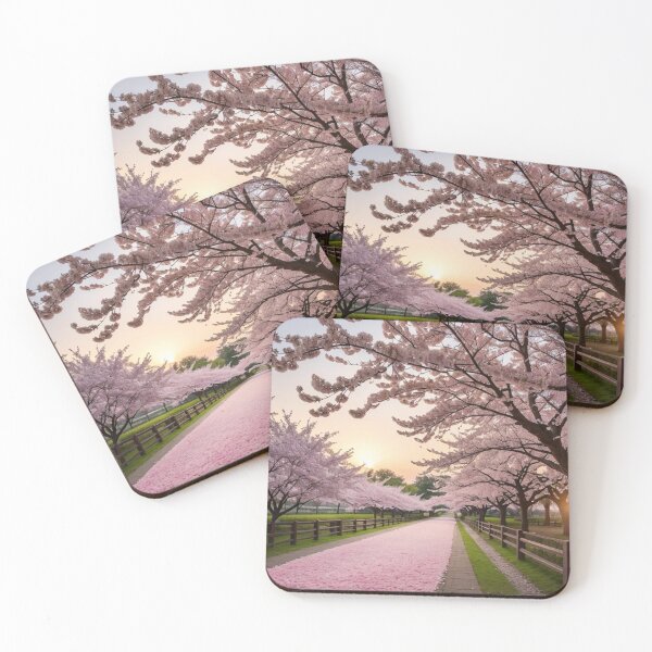 Item preview, Cherry Blossom Avenue Landscape designed and sold by vekotpu.