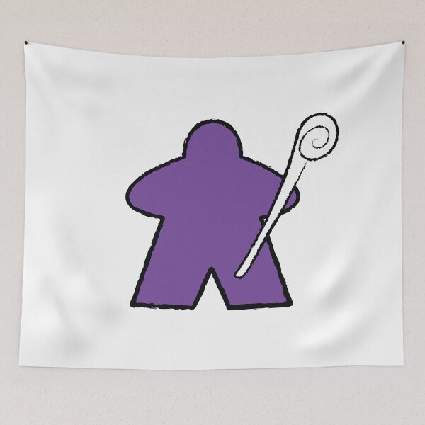 Item preview, Purple Cleric Meeple! designed and sold by BaronsGames.