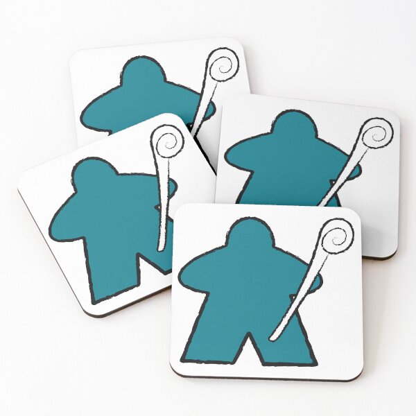 Item preview, Teal Cleric Meeple! designed and sold by BaronsGames.