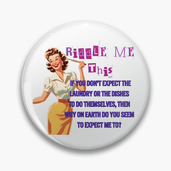 Item preview, Riddle me this sarcastic housewife  designed and sold by DeadSKari.