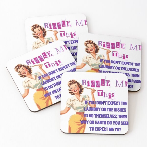Item preview, Riddle me this sarcastic housewife  designed and sold by DeadSKari.