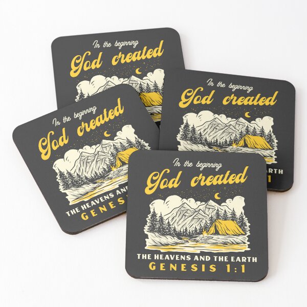 Item preview, Christian Nature Genesis 1:1 God created Heavens and the earth designed and sold by tshirtart2024.