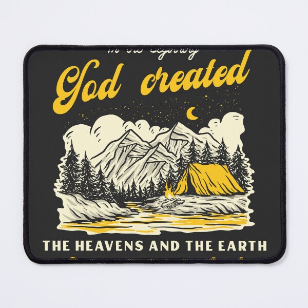Item preview, Christian Nature Genesis 1:1 God created Heavens and the earth designed and sold by tshirtart2024.