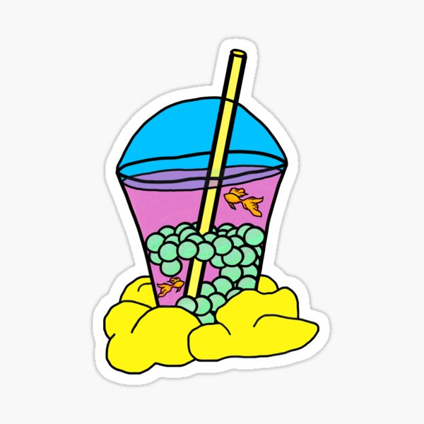 Vista previa del artículo con la obra «Copa de burbujas con forma de pez», diseñado y vendido por AverageDysis.