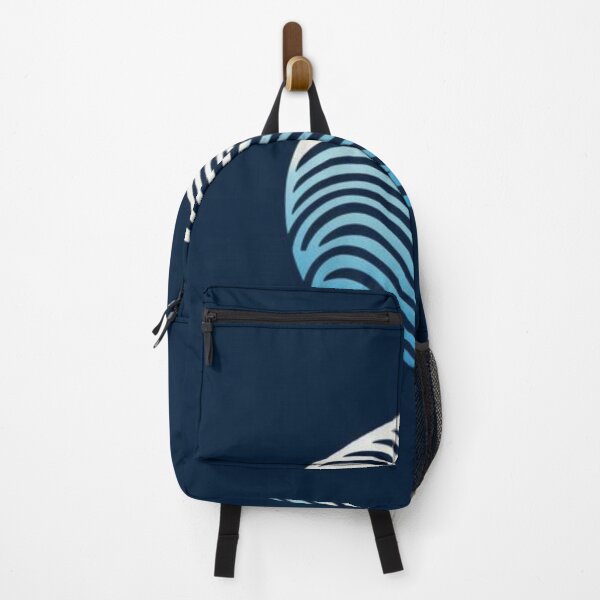 Item preview, Minimalist Wave Pattern Using Two Blue Shades. designed and sold by IrsathThaslima.
