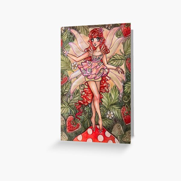 Item preview, fairy in the strawberry garden designed and sold by KatDarling.