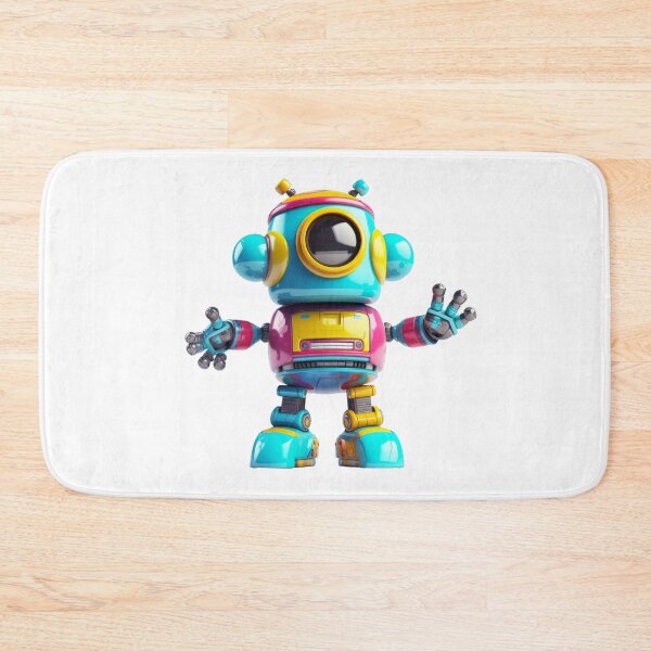 Item preview, One-Eyed Colorful Kids Toy Robot designed and sold by lematworks.