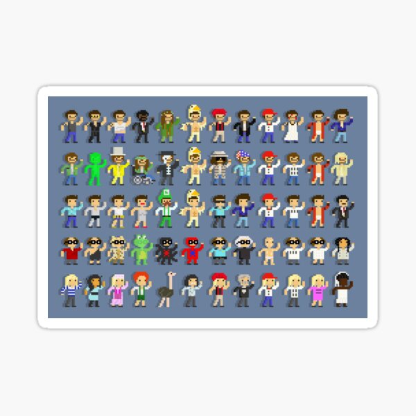 Item preview, Paddy's Pub Characters Updated designed and sold by ColourBlocks.