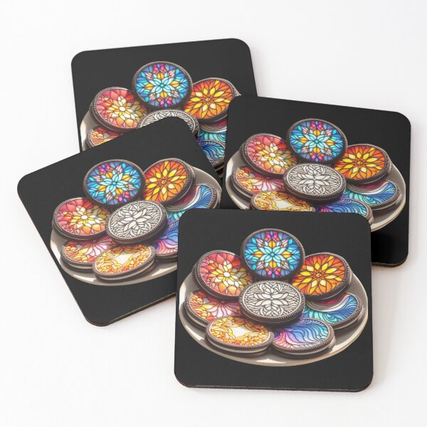 Aperçu de l'œuvre Biscuits en vitrail créée et vendue par Vast-Designs.