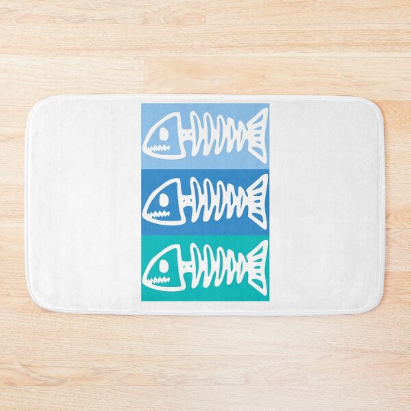 Item preview, Blue Skeletal Fish designed and sold by Bondillero.