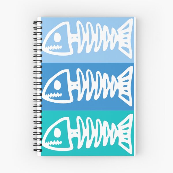 Item preview, Blue Skeletal Fish designed and sold by Bondillero.