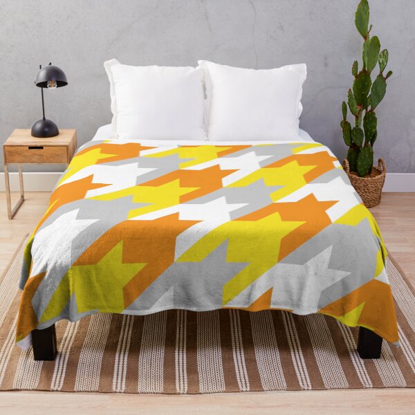 Item preview, Sunshine Houndstooth designed and sold by curtjankadesign.