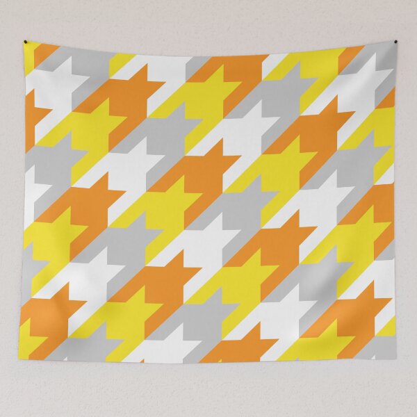 Item preview, Sunshine Houndstooth designed and sold by curtjankadesign.