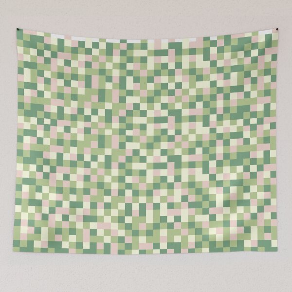 Item preview, Abstract pixel art minimalist seamless pattern  designed and sold by Sunakokookkook.