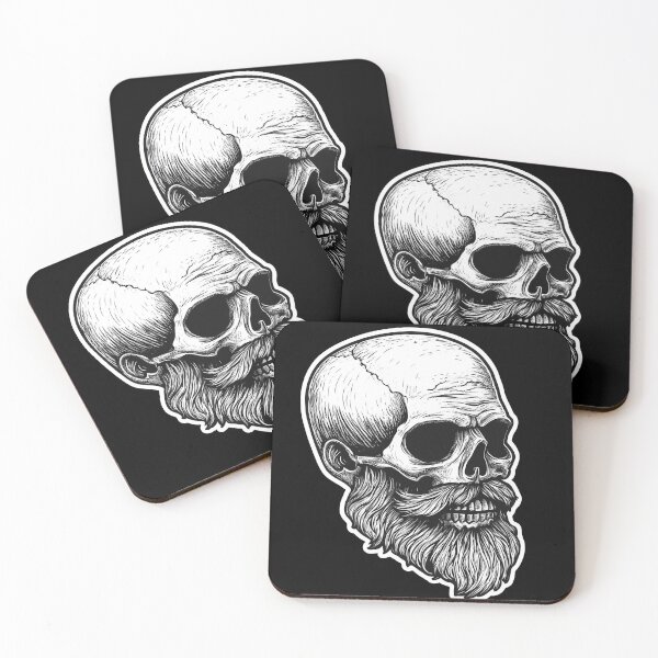 Item preview, Vintage Bearded Skull designed and sold by ShmoneyFace.