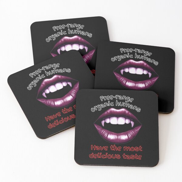 Item preview, Free-range organic humans - Have the most delicious taste | Werewolf & Vampire Lore (BLACK) designed and sold by WheelieGdArt.