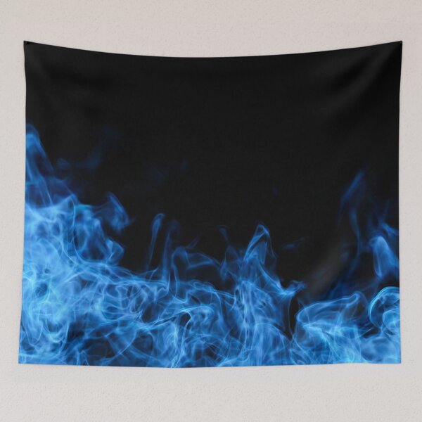 Item preview, Fiery Aesthetics Magical Blue Fire Flames - 3D Rendering - Transparent Background designed and sold by lematworks.