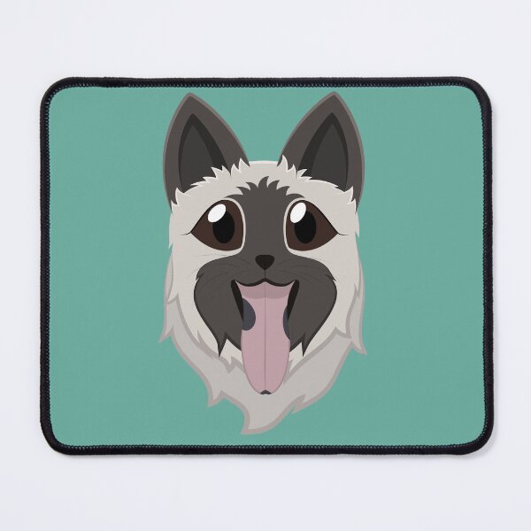 Item preview, Illustration of grey/creme Eurasier dog face designed and sold by Knytt.