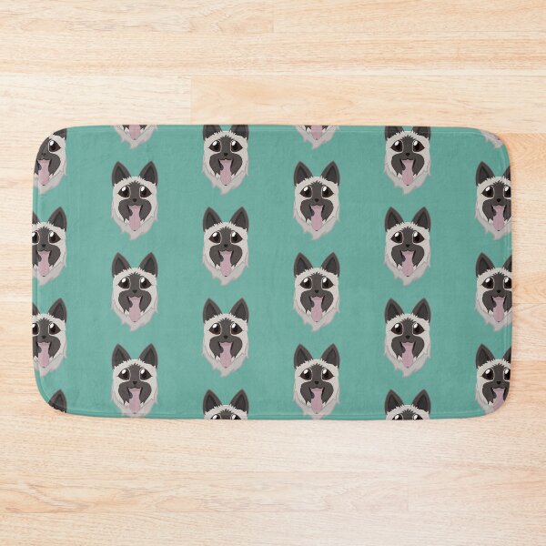 Item preview, Illustration of grey/creme Eurasier dog face designed and sold by Knytt.